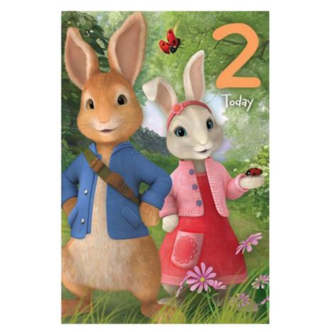 Peter Rabbit 2 Today 2nd Birthday Card £2.39